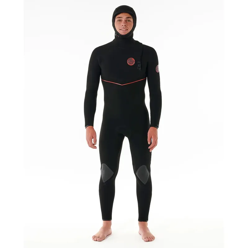Rip Curl Flashbomb Fusion 5/4mm Zip Free Hooded Wetsuit-1